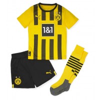 Fotbalové Dres Borussia Dortmund Giovanni Reyna #7 Dětské Domácí 2022-23 Krátký Rukáv (+ trenýrky)